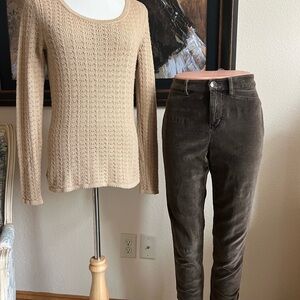 Like New Marrakech Brown Velvet Pants Size 26